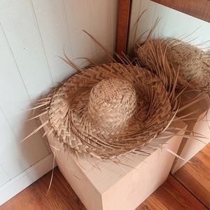 Vintage straw hat made in Mexico